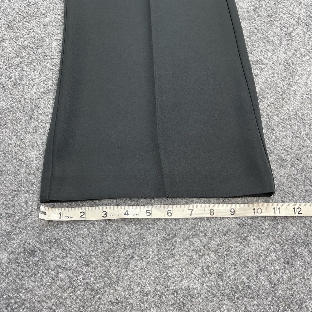 Joseph Ribkoff Pants Womens Size 10 High Rise Flare Leg Side Zip Dark Gray - Picture 8 of 10